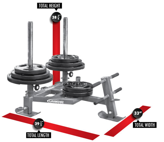 Pro Series Push/Pull Power Sled Dimensions